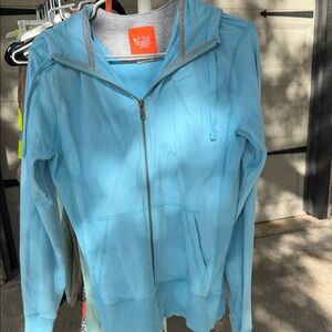 Nike Light Blue Full-Zip Hoodie